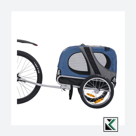 Topmast Original Hondenfietskar M Blauw
