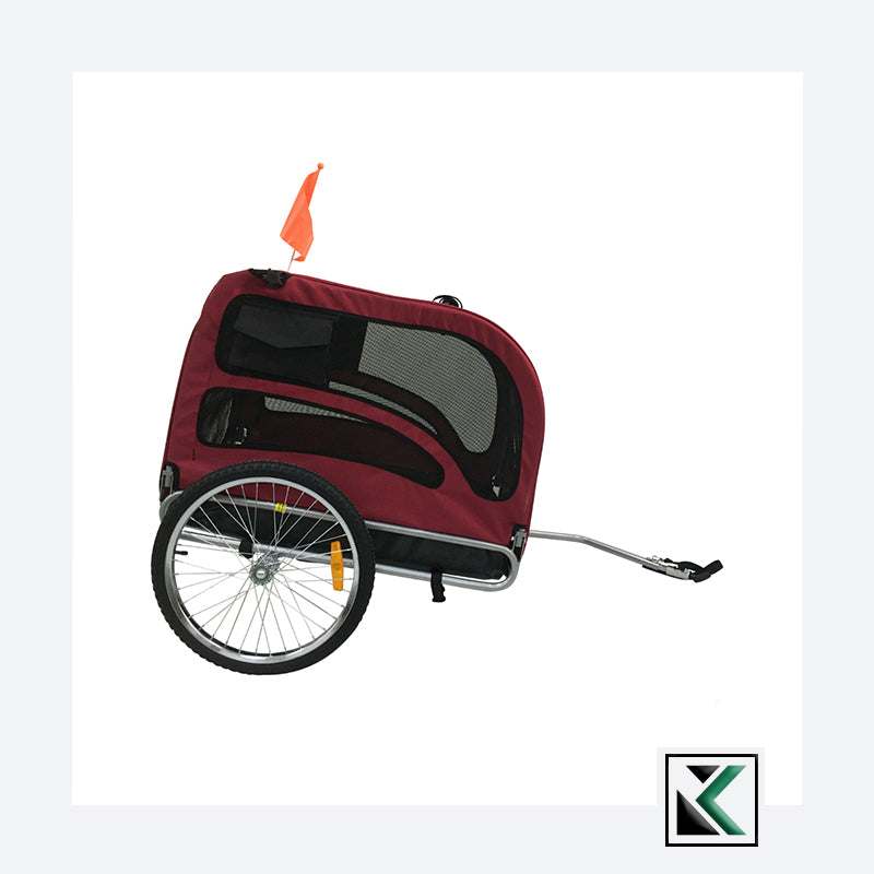 Topmast Original Hondenfietskar XL Rood