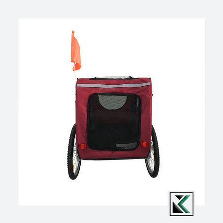 Topmast Original Hondenfietskar XL Rood