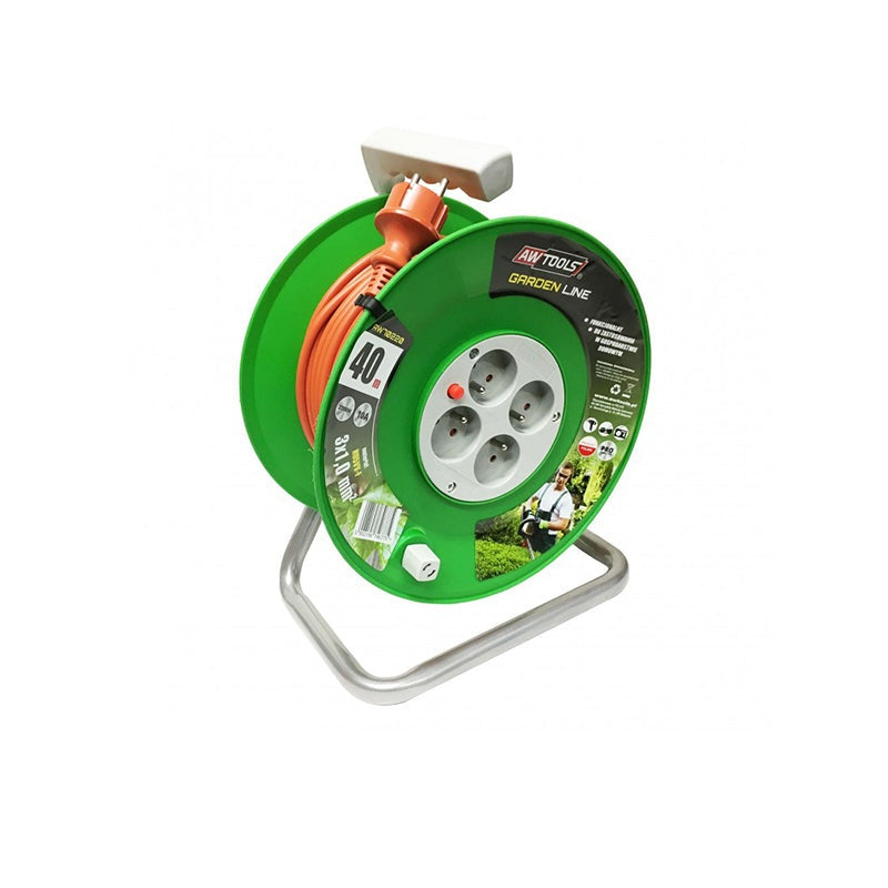 Tuin stroomhaspel 30m 3x1mm 10A/ 2300W