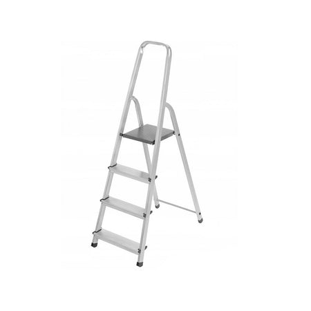 Vrijstaande aluminium ladder met platform 1x4 125 Kg