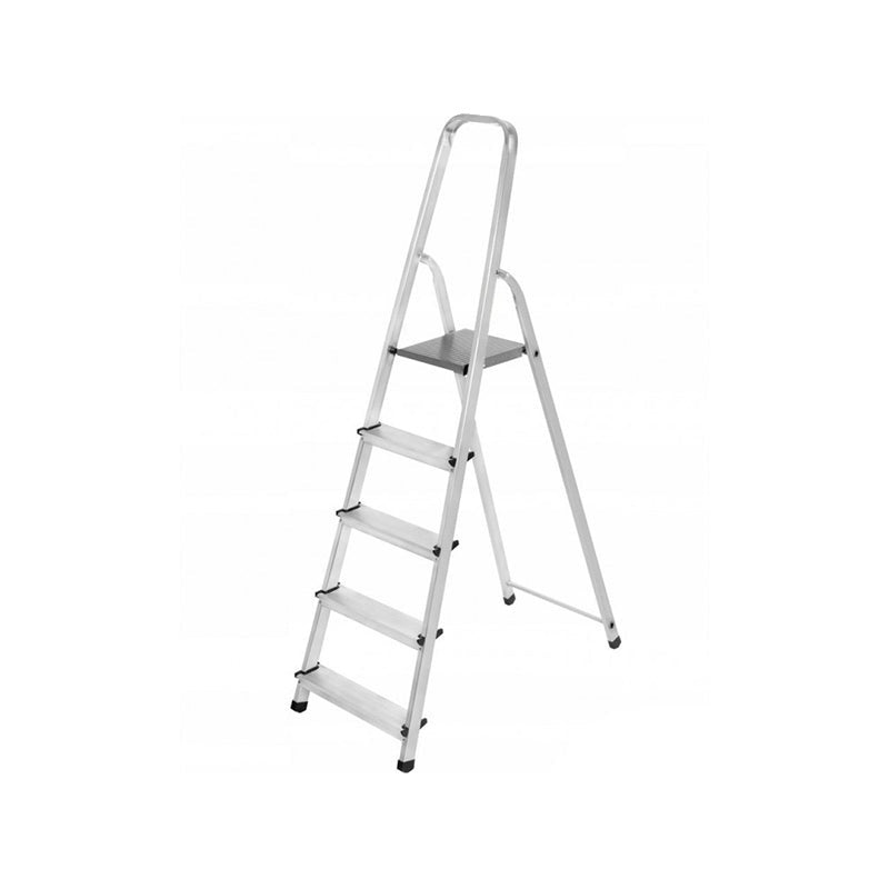 Vrijstaande aluminium ladder met platform 1x5 125 Kg