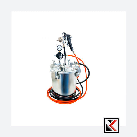 Verfspuit unit 5.5 bar 2 mm nozzle 8.5 l beker