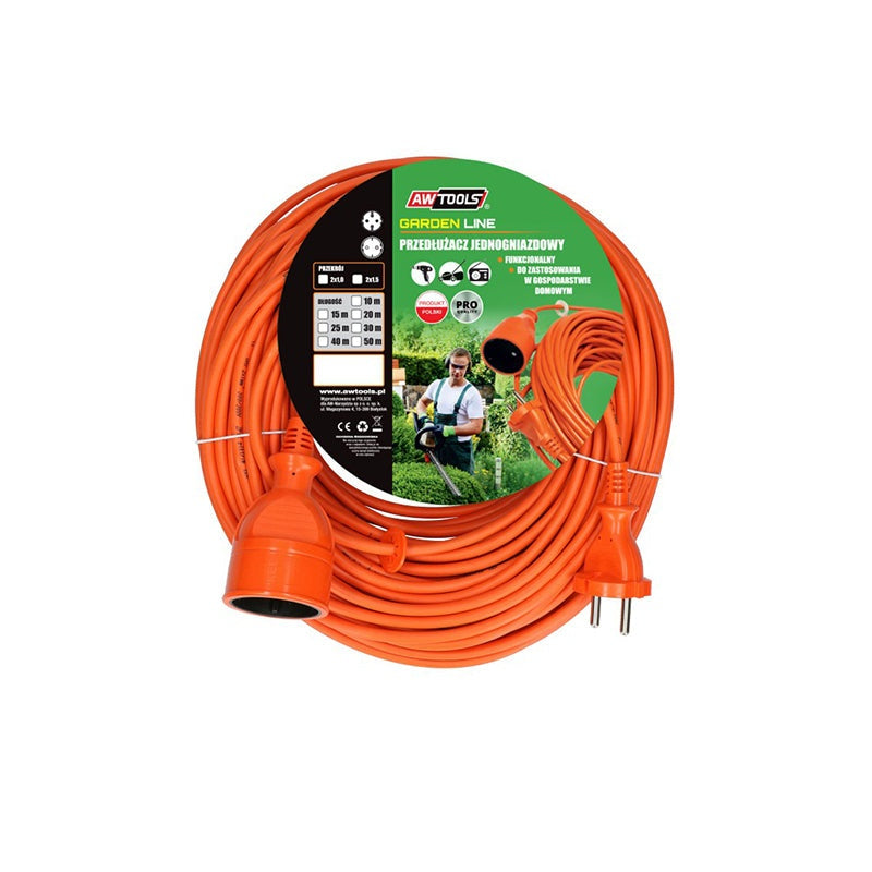 Verlengkabel Garden-Line enkel stopcontact 10m geaard