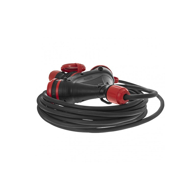 Verlengkabel Professioneel 25m 3-voudig 3x2,5mm IP54 16A/4000W