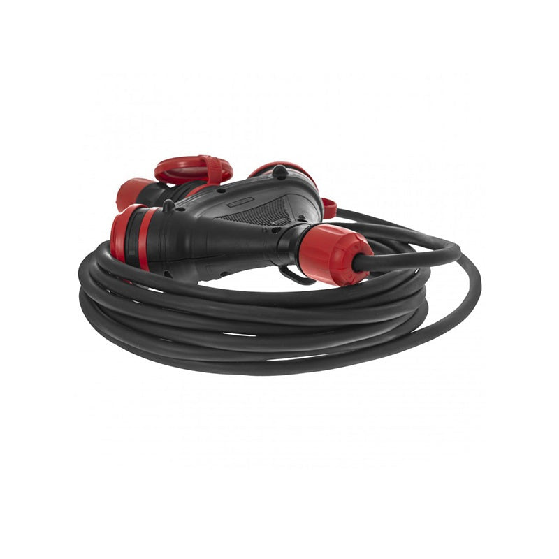 Verlengkabel Professioneel 40m 3-voudig 3x1,5mm IP54 16A/4000W
