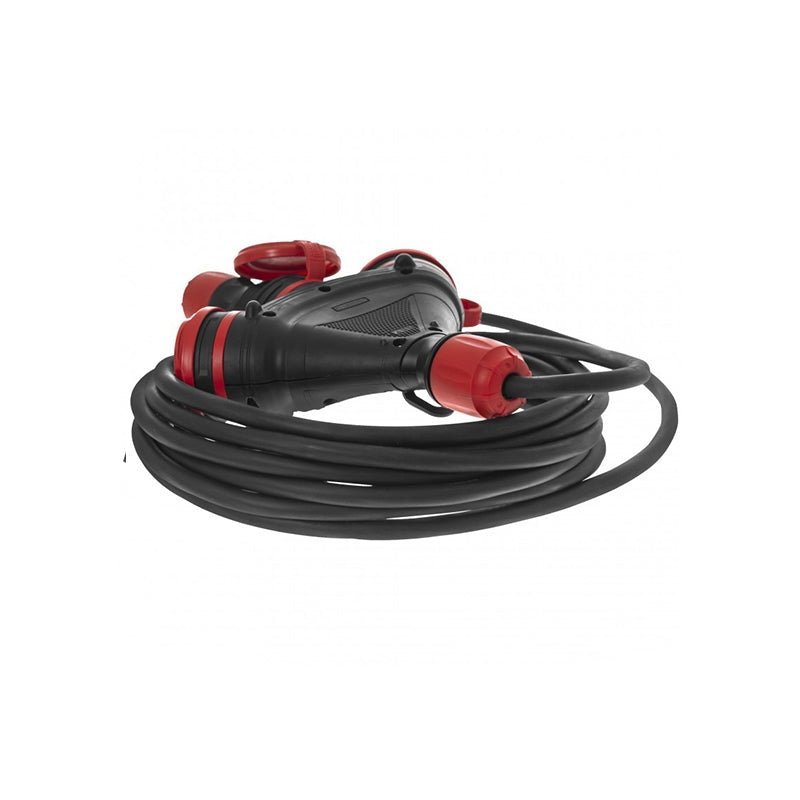 Verlengkabel Professioneel 40m 3-voudig 3x2,5mm IP54 16A/4000W