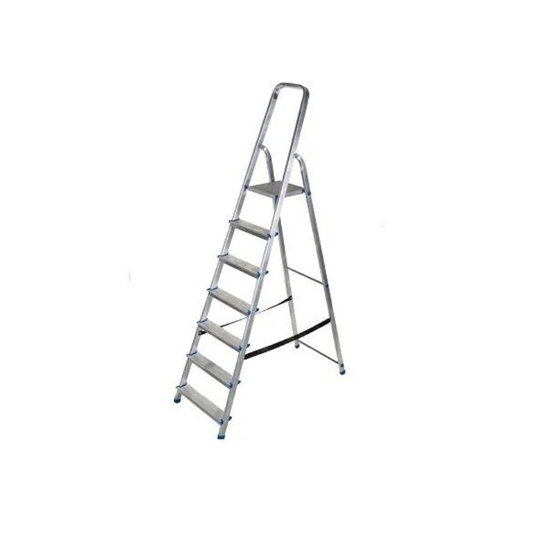 Vrijstaande aluminium ladder met 7 treden