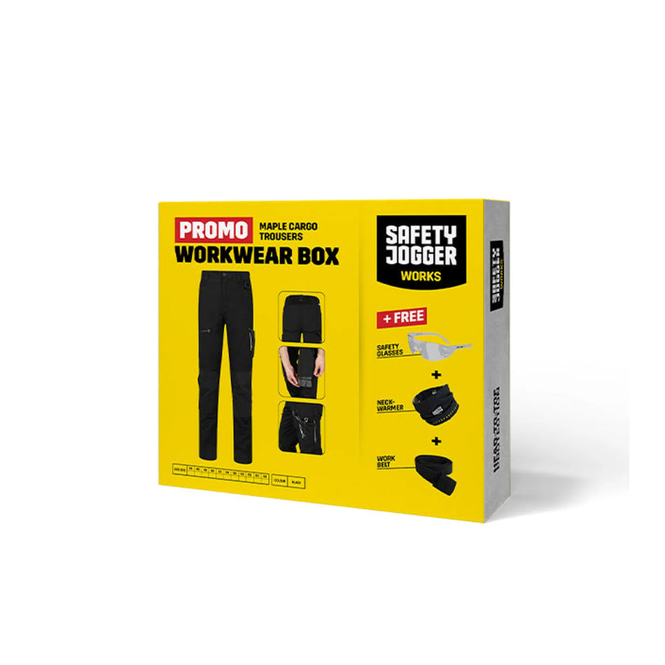WWBOXMAPLE werkkledij Safety Jogger black