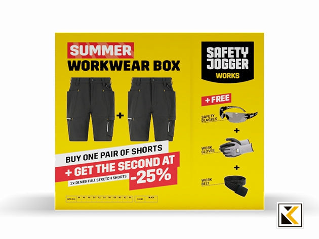 Workwear box Ales short BLACK