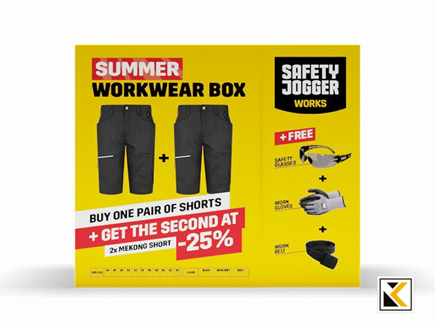 Workwear box Mekong Short DARK GREY