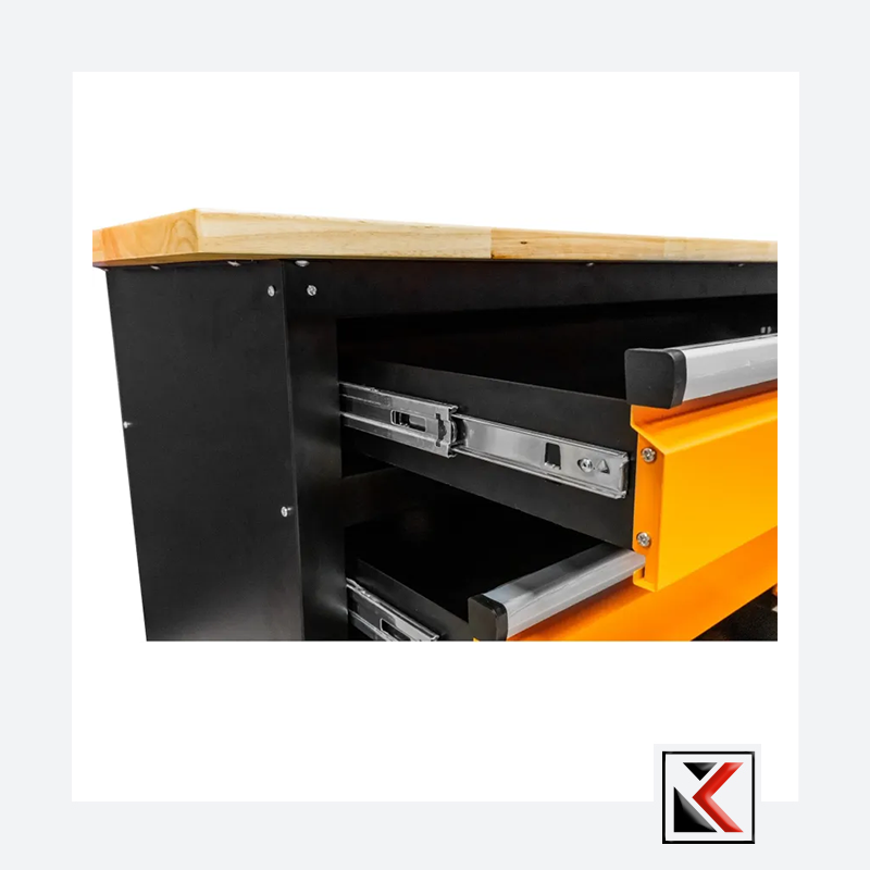 Werkbank 120x60 Drie Laden, Kast