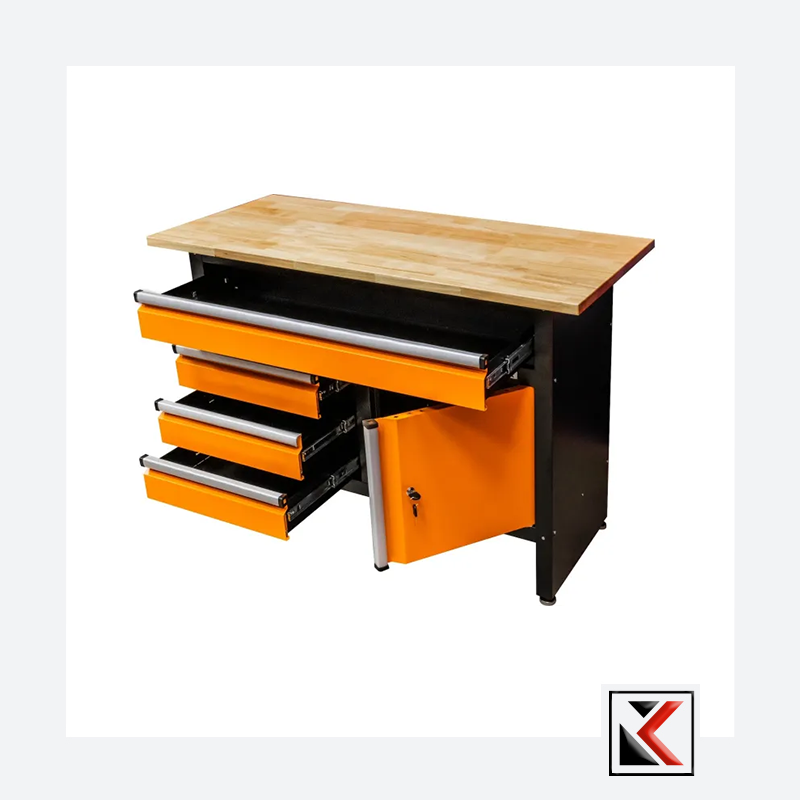 Werkbank 120x60 Drie Laden, Kast