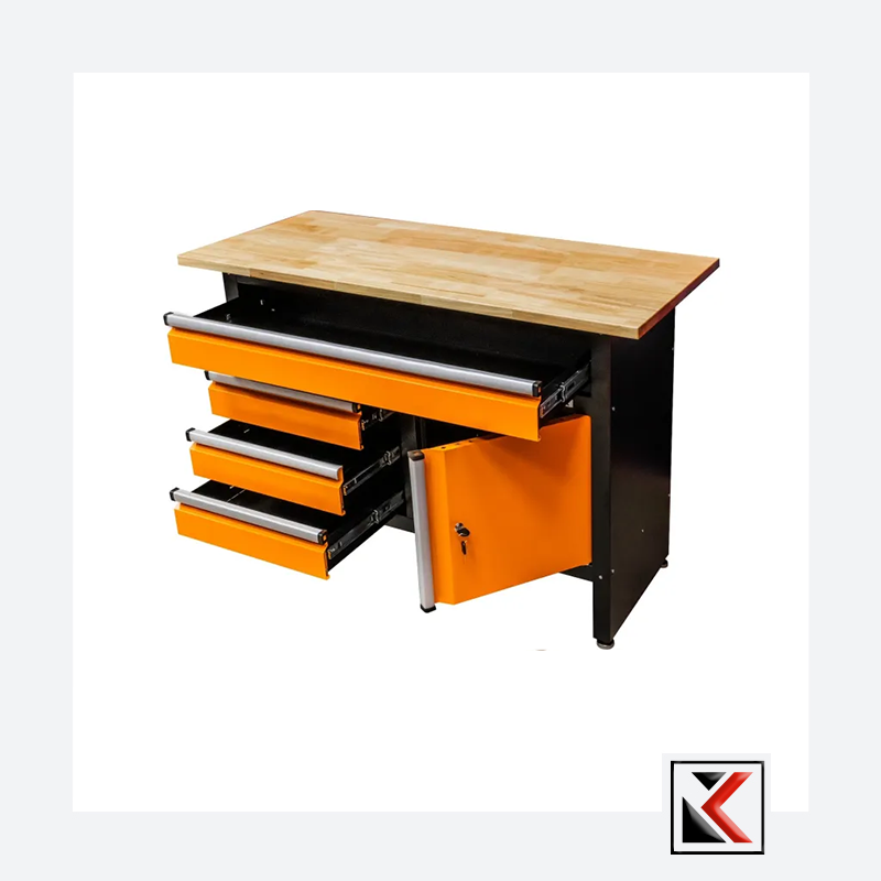 Werkbank 120x60 Drie Laden, Kast