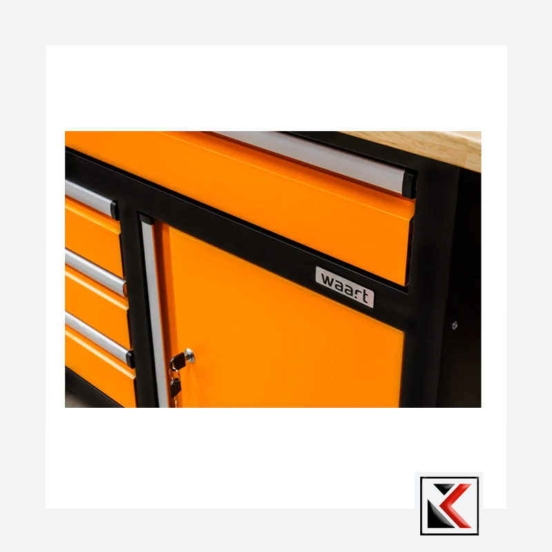 Werkbank 120x60 Drie Laden, Kast