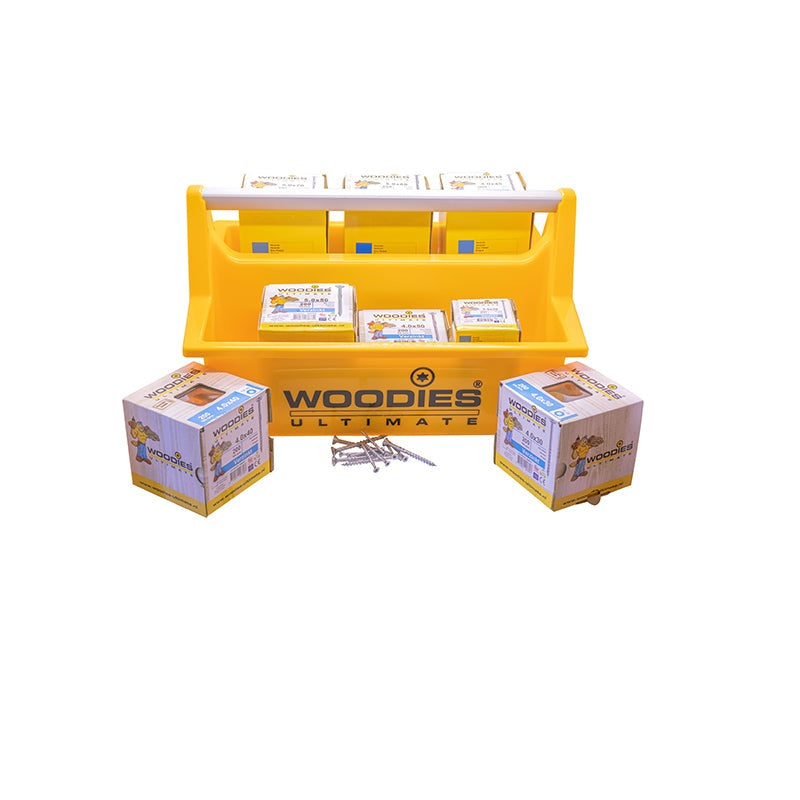 Woodies Ultimate draagkist inclusief 1.400 schroeven Shield