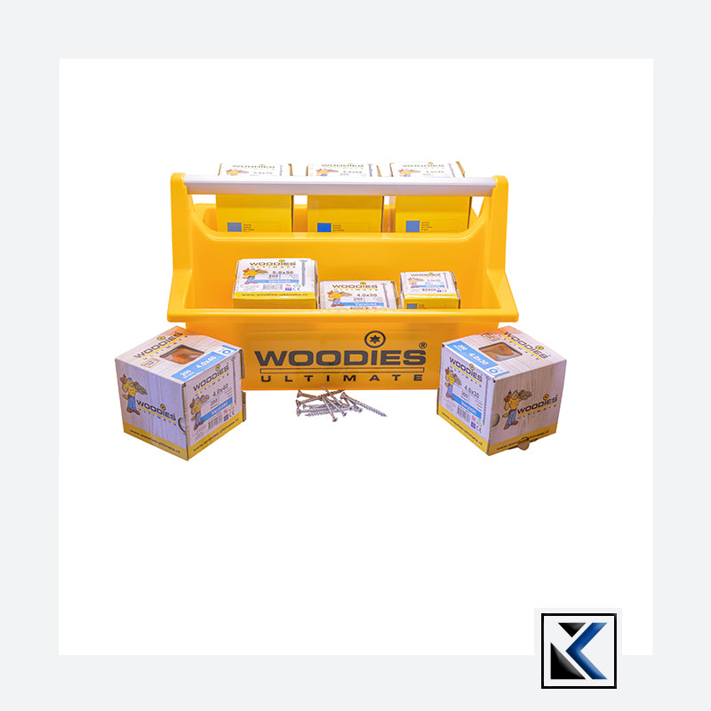 Woodies Ultimate draagkist inclusief 2.100 schroeven