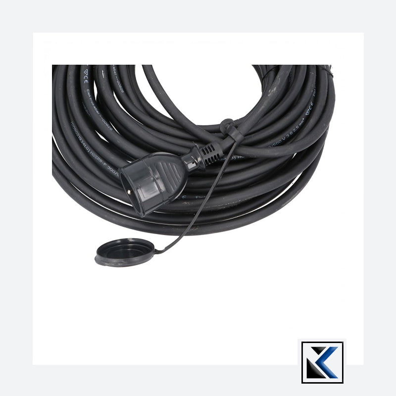 Verlengkabel PRO 10m 3x2,5mm ZWART