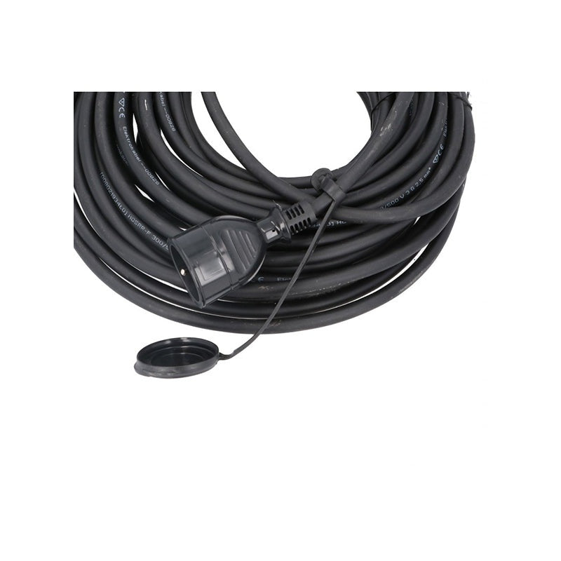 Verlengkabel PRO 10m 3x2,5mm ZWART
