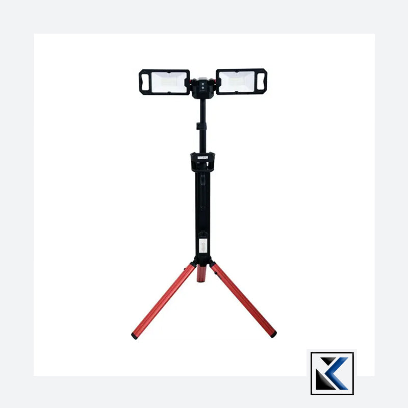 YATO snoerloze opvouwbare staande lamp 2xLED