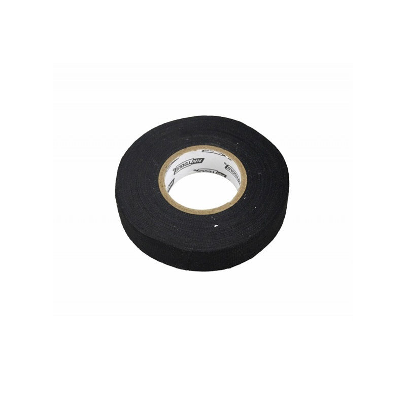 Zwarte textieltape 19mm x 25m