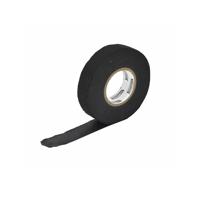 Zwarte textieltape 19mm x 25m