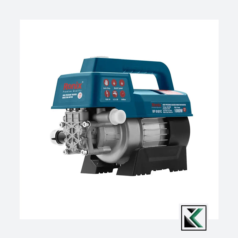 Compacte inductie hogedrukreiniger 100bar-1000W