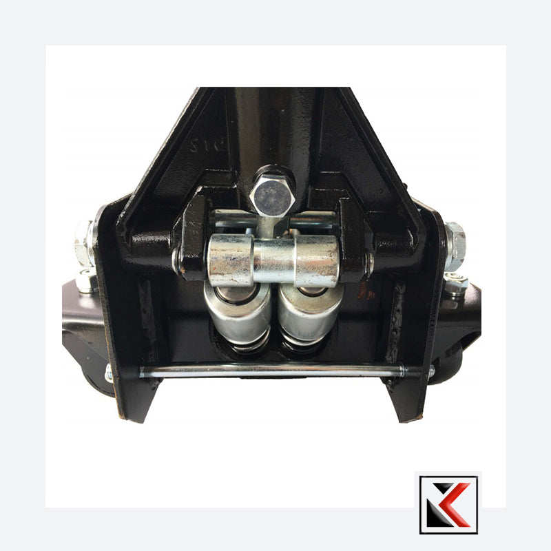 Hydraulische garagekrik 2T 70-610 mm laag Dubbele zuigerlang